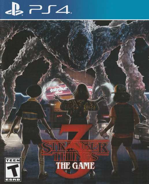 Stranger Things 3: The Game box art for Playstation 4